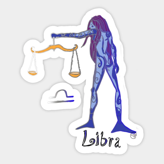 Libra Sticker by charleyllama